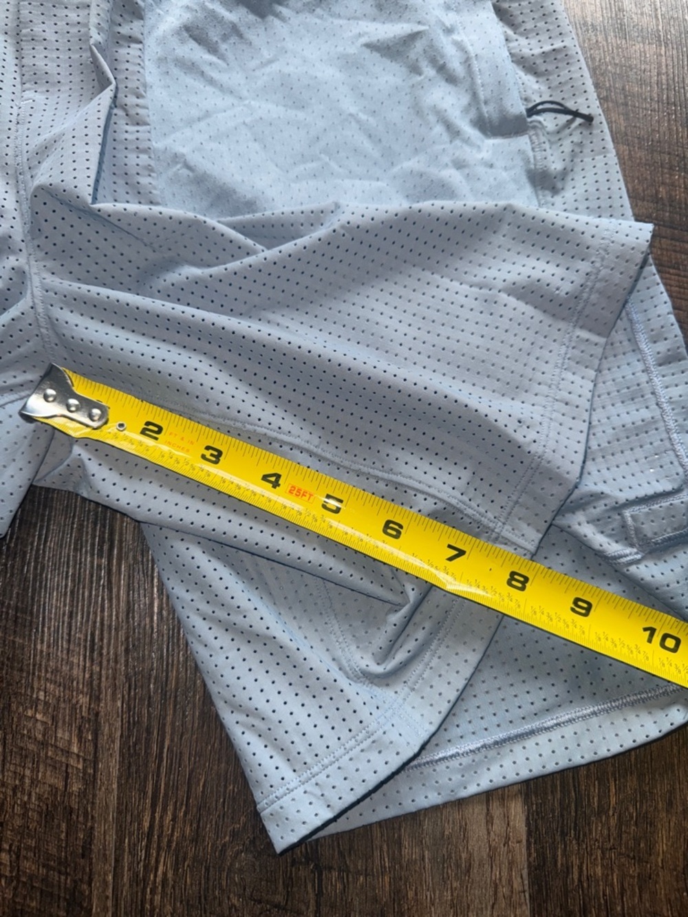 Lululemon Mens Size M Blue Step Back Shorts Lined Pockets Activewear Training - Picture 9 of 11